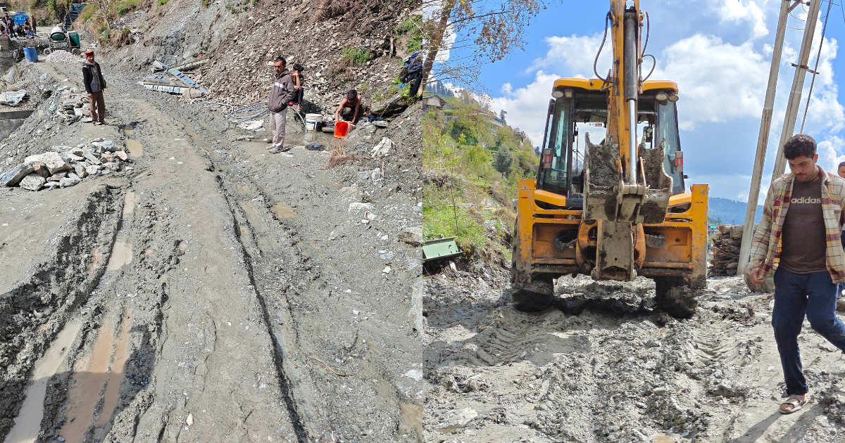 रतोचा –चतराणी सड़क की हालत खस्ता, ग्रामीणों ने प्रशासन से आपातकालीन जोन घोषित करने की मांग की