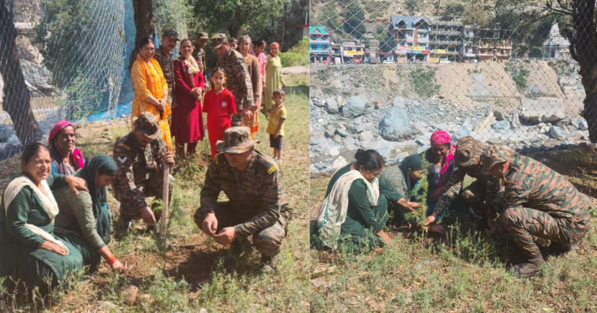 133 ईको TA डोगरा B यूनिट और महिला मंडल थलौट ने चलाया वृक्षारोपण अभियान, 75 हजार पौधे लगाने का लक्ष्य
