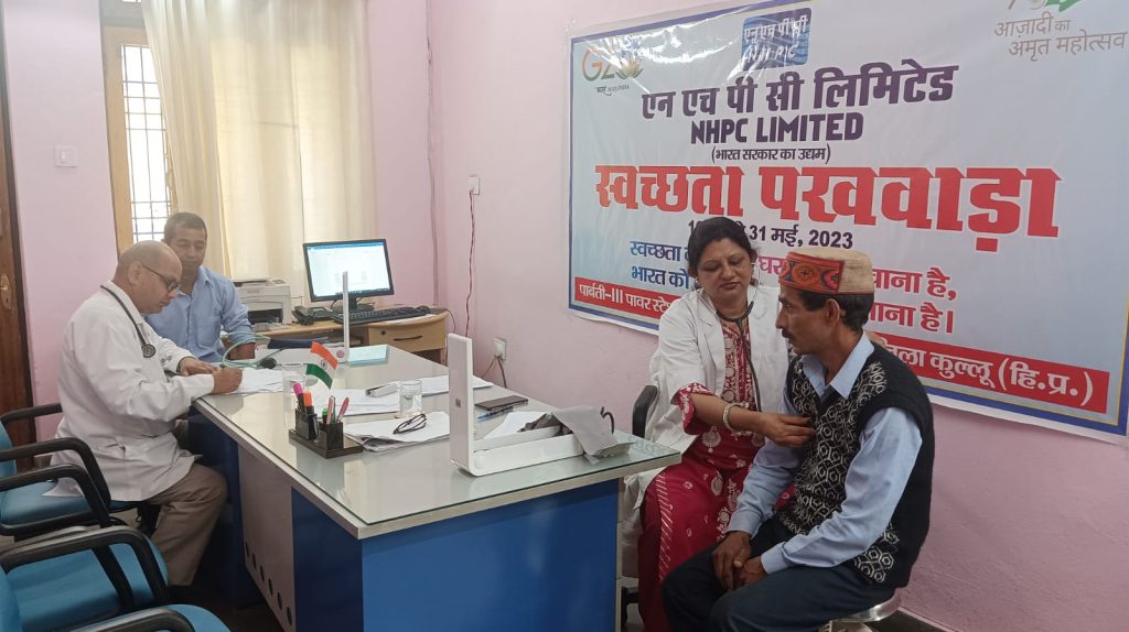 Health check-up done for sweepers working in Parbati-III Power Station