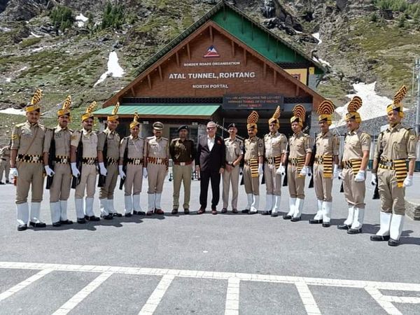 Director General of Police Sanjay Kundu inspected